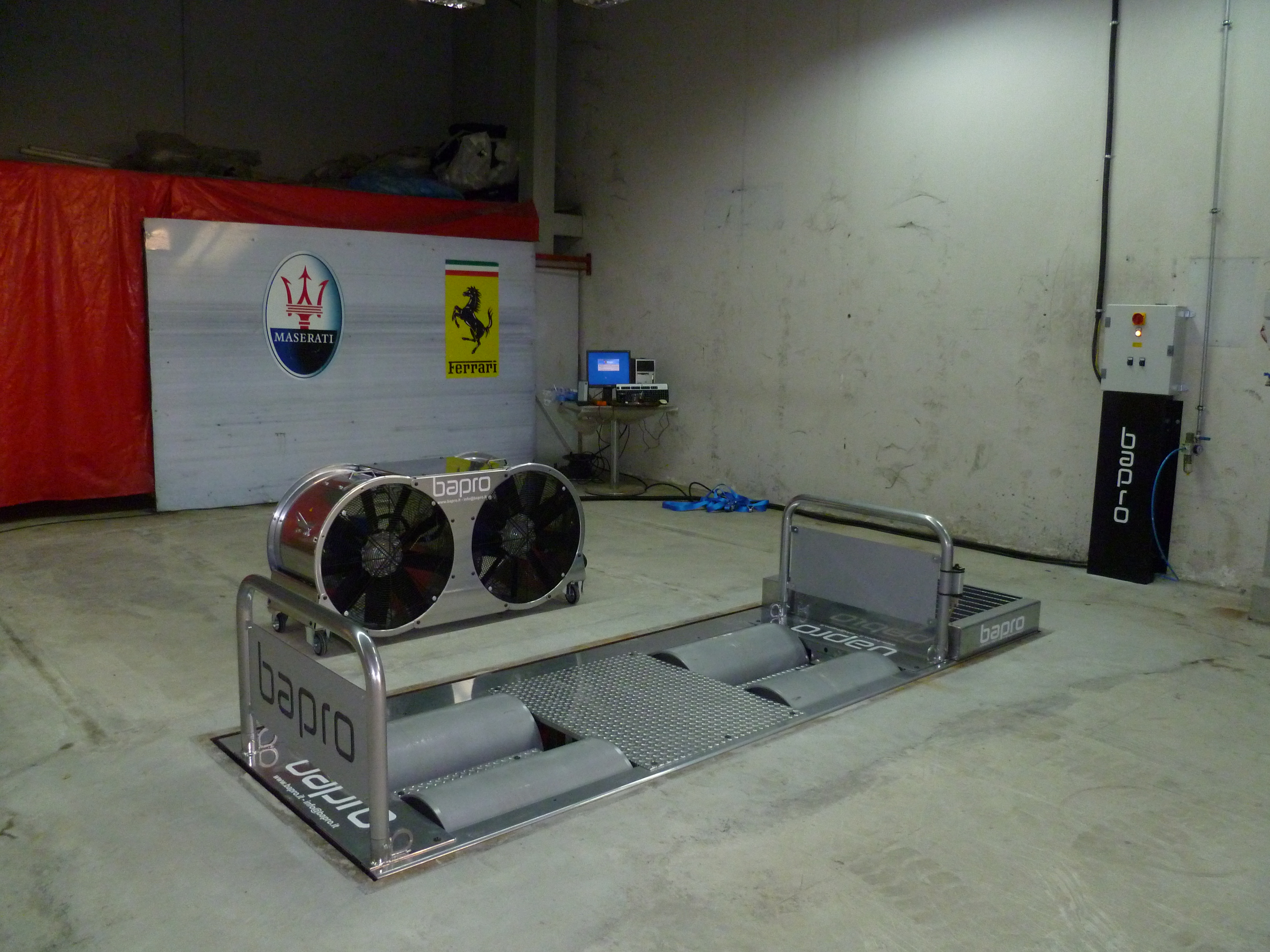 Dinamómetro y de potencia de precision para autos 4x2 | Bapro