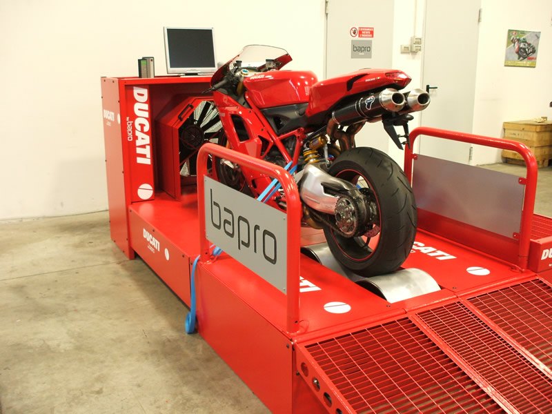 2 Rollers High Performance Motorcycle Dyno Machines | Bapro